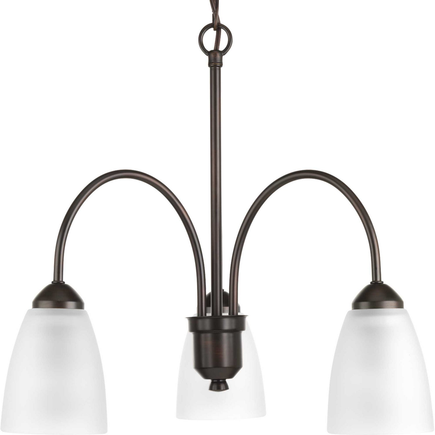 Progress Lighting - P4734-20 - Three Light Chandelier - Gather - Antique Bronze