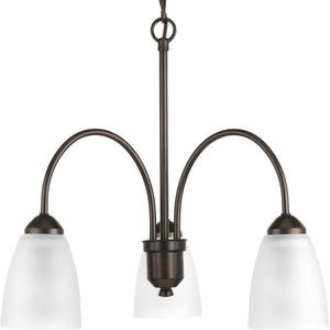 Progress Lighting - P4734-20 - Three Light Chandelier - Gather - Antique Bronze