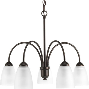 Progress Lighting - P4735-20 - Five Light Chandelier - Gather - Antique Bronze