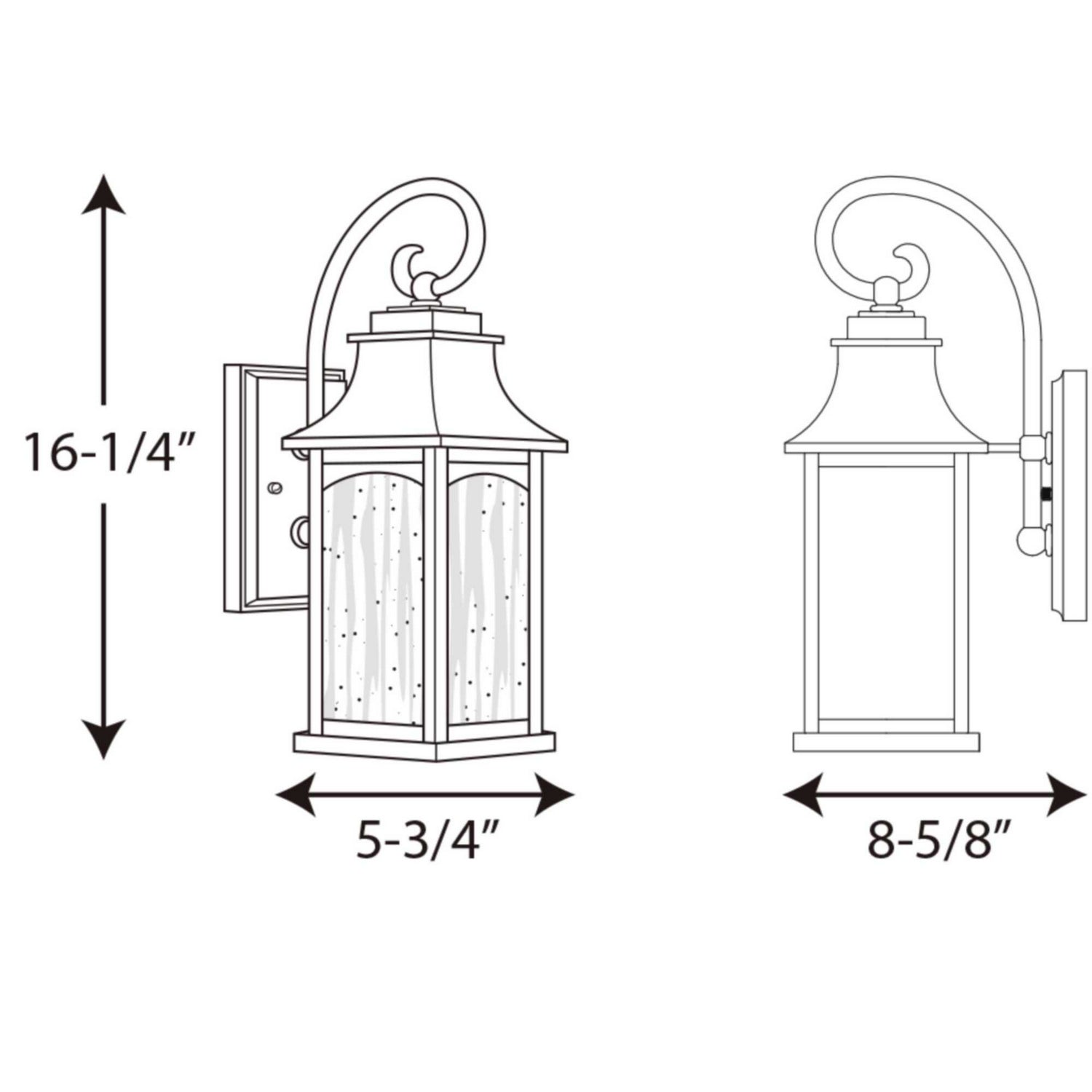 Progress Lighting - P5753-108 - One Light Wall Lantern - Maison - Oil Rubbed Bronze