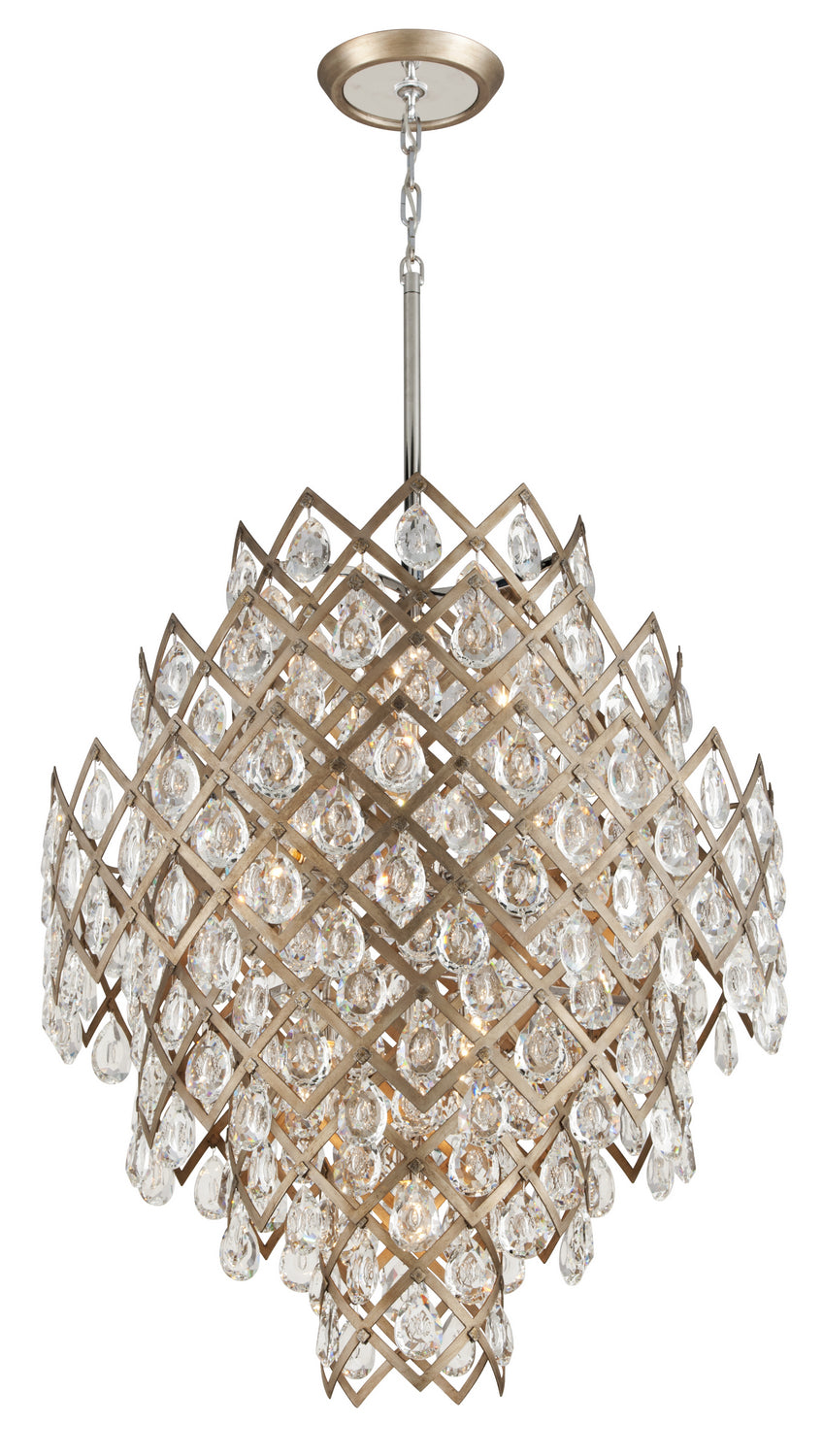 Corbett Lighting - 214-411 - 11 Light Chandelier - Tiara - Vienna Bronze