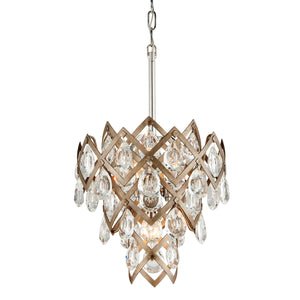 Corbett Lighting - 214-44 - Three Light Pendant - Tiara - Vienna Bronze