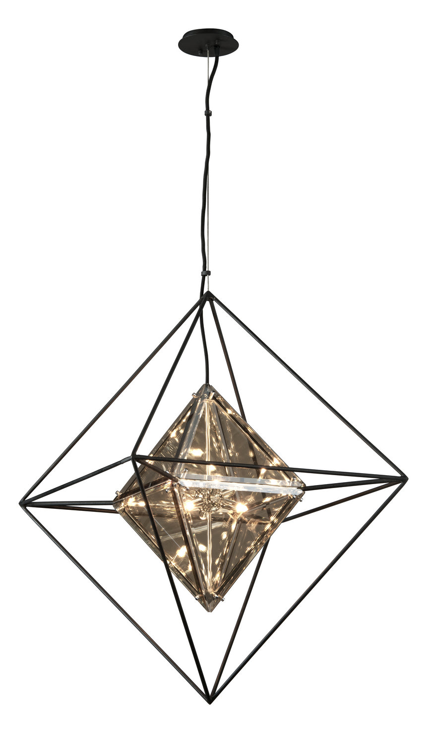 Troy Lighting - F5326-TRN - Six Light Chandelier - Epic - Textured Iron