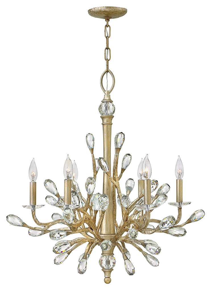 Fredrick Ramond - FR46806CPG - LED Chandelier - Eve - Champagne Gold