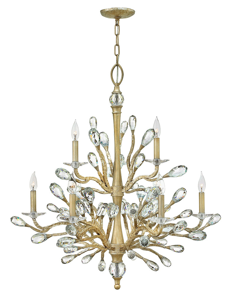 Fredrick Ramond - FR46809CPG - LED Chandelier - Eve - Champagne Gold