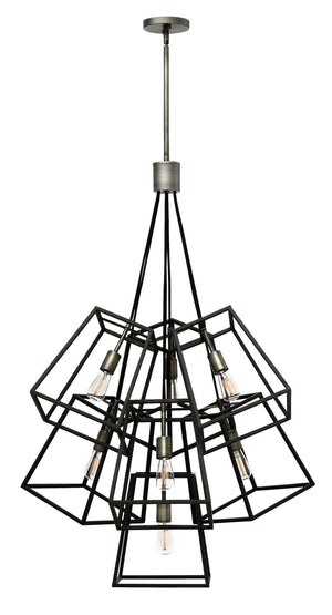 Hinkley - 3357DZ - LED Foyer Pendant - Fulton - Aged Zinc