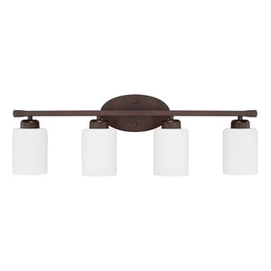 Capital Lighting - 115241BZ-338 - Four Light Vanity - Dixon - Bronze