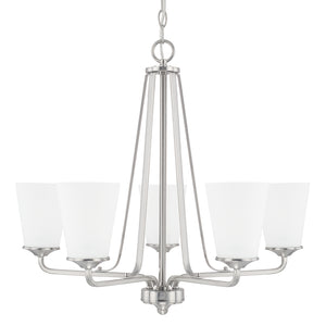 Capital Lighting - 414151BN-331 - Five Light Chandelier - Braylon - Brushed Nickel