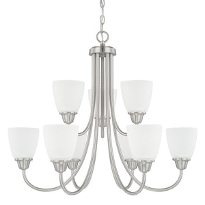 Capital Lighting - 415191BN-337 - Nine Light Chandelier - Trenton - Brushed Nickel