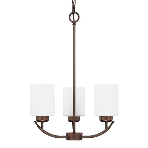 Capital Lighting - 415231BZ-338 - Three Light Chandelier - Dixon - Bronze