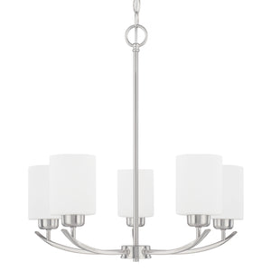 Capital Lighting - 415251BN-338 - Five Light Chandelier - Dixon - Brushed Nickel