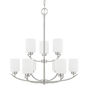 Capital Lighting - 415291BN-338 - Nine Light Chandelier - Dixon - Brushed Nickel