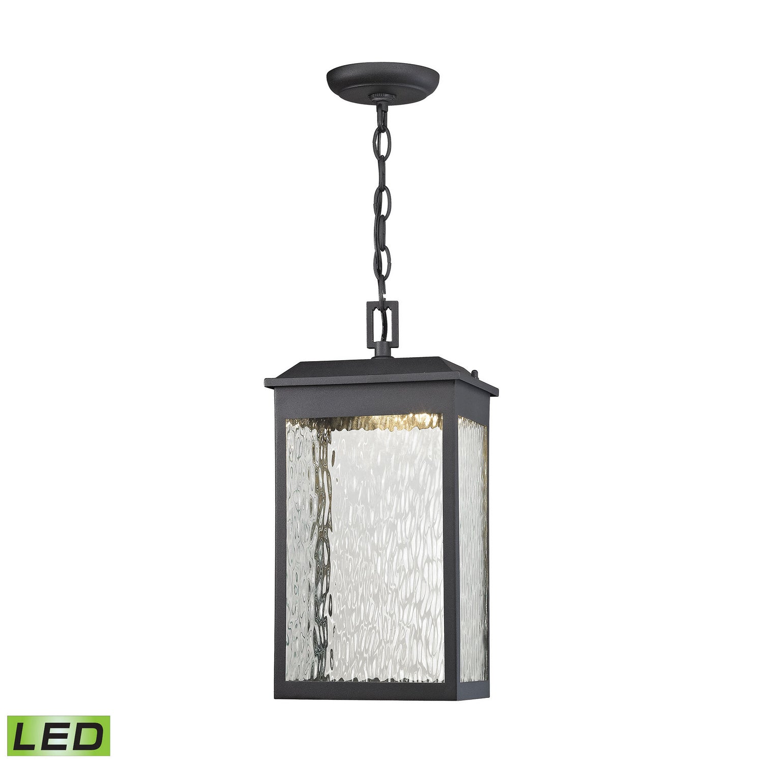 ELK Home - 45203/LED - LED Outdoor Pendant - Newcastle - Textured Matte Black