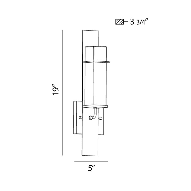 Eurofase - 28053-019 - One Light Outdoor Wall Sconce - Muller - Bronze