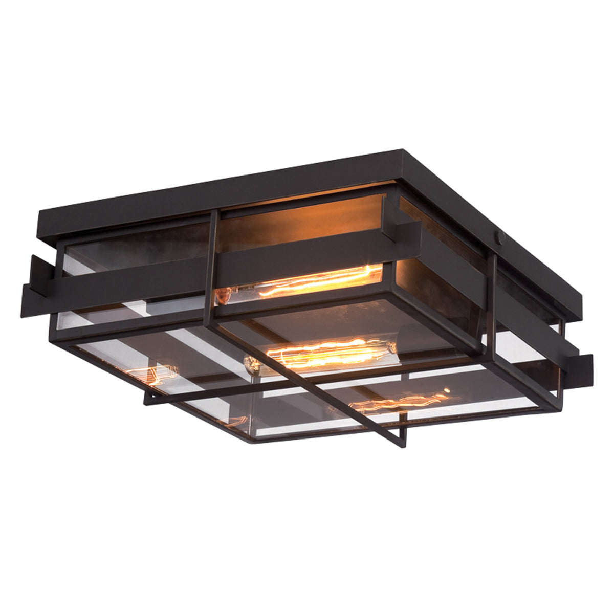 Eurofase - 28055-013 - Two Light Outdoor Flushmout - Muller - Bronze