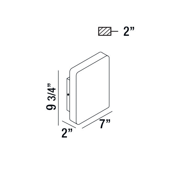 Eurofase - 28275-022 - LED Outdoor Wall Mount - Port - Graphite Grey