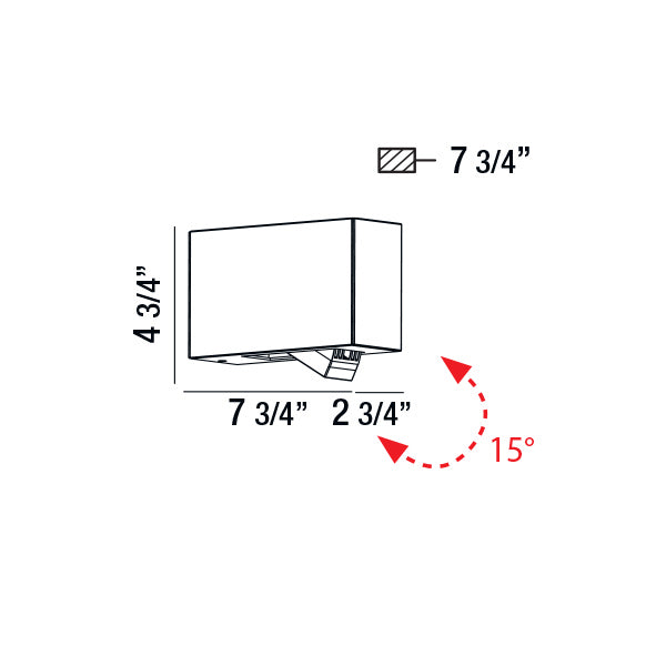 Eurofase - 28280-019 - LED Outdoor Wall Mount - Oscar - Marine Grey