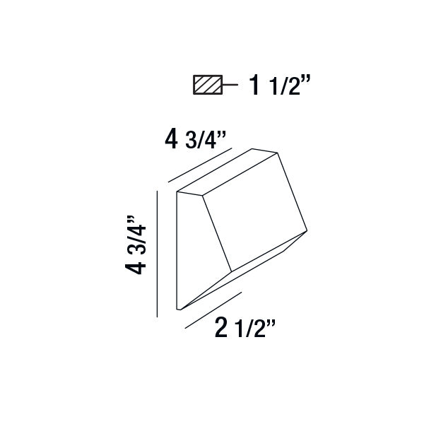 Eurofase - 28281-016 - KILO,OUTDR,LED WALLMNT,7W,MAR - KILO - Marine Grey