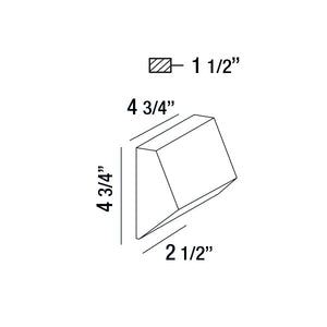 Eurofase - 28281-016 - KILO,OUTDR,LED WALLMNT,7W,MAR - KILO - Marine Grey