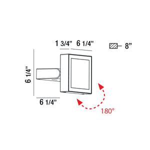 Eurofase - 28288-015 - LED Outdoor Wall Mount - Bravo - Marine Grey