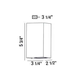 Eurofase - 28290-018 - DALE,OUTDR,LED WALLMNT,2LT,MAR - DALE - Marine Grey