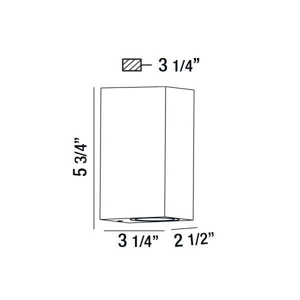 Eurofase - 28290-025 - DALE,OUTDR,LED WALLMNT,2LT,GRA - DALE - Graphite Grey