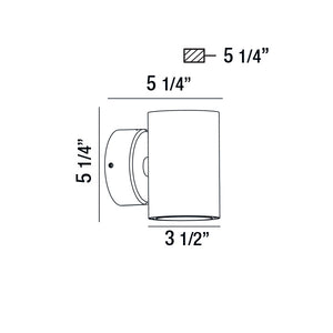 Eurofase - 28295-013 - LED Outdoor Wall Mount - Glen - Marine Grey