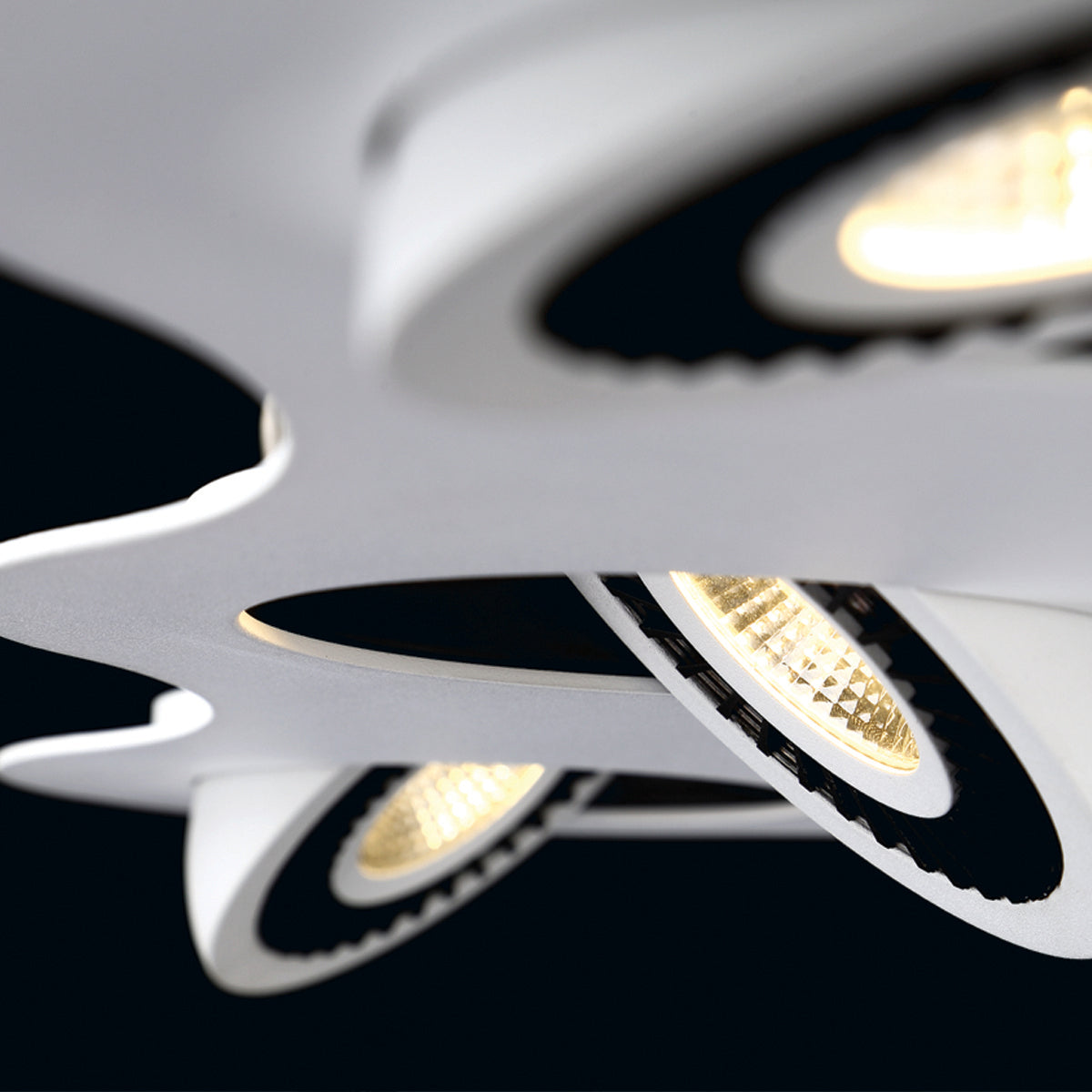 Eurofase - 29484-010 - VISION,6LT LED PENDANT,W/B - VISION - White/Black