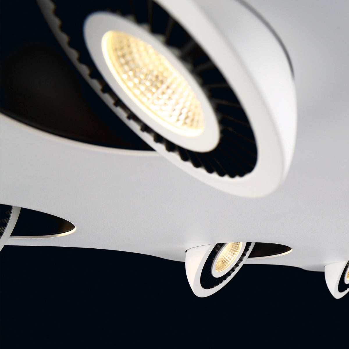 Eurofase - 29484-010 - VISION,6LT LED PENDANT,W/B - VISION - White/Black