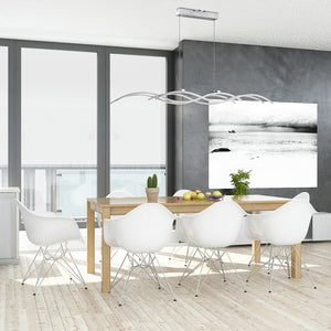 Eurofase - 30042-018 - SLY-CHD-4LT-46IN-SL - SLY - Silver