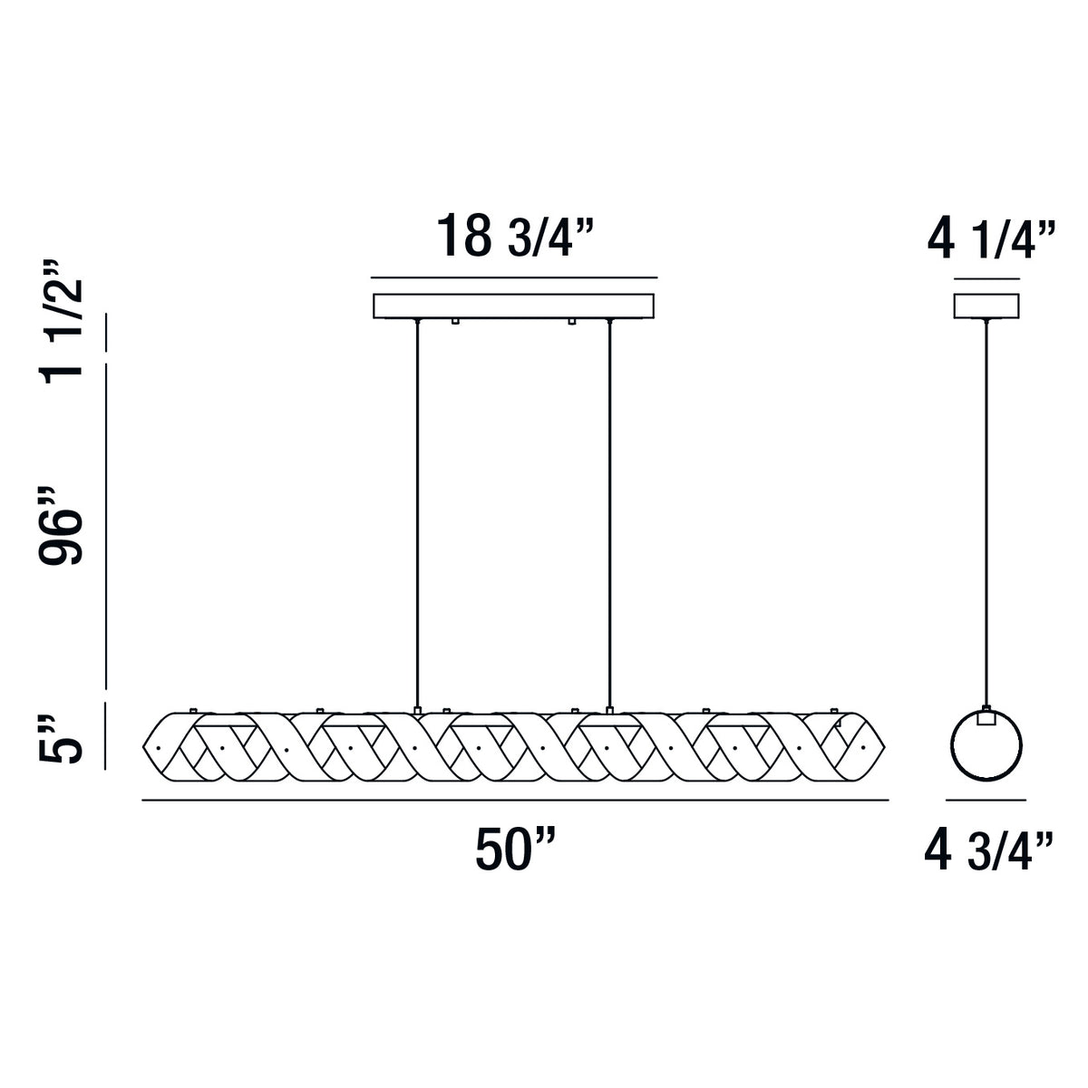 Eurofase - 30083-011 - LED Chandelier - Banderia - Bronze