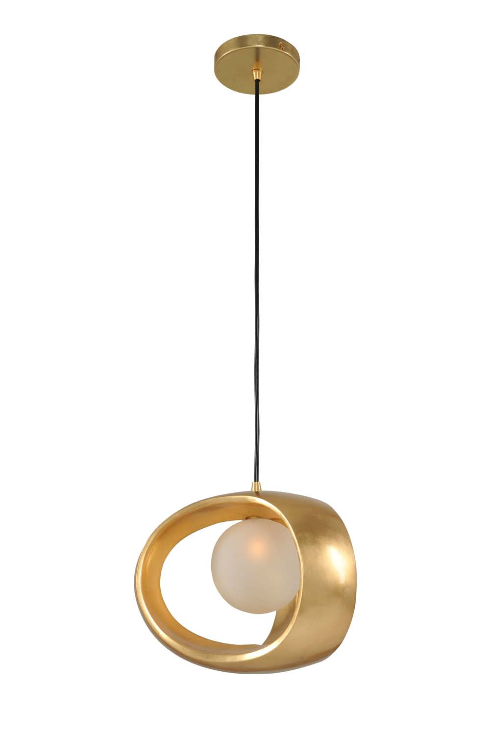 Kalco - 302350GL - LED Mini Pendant - Calistoga - Gold Leaf