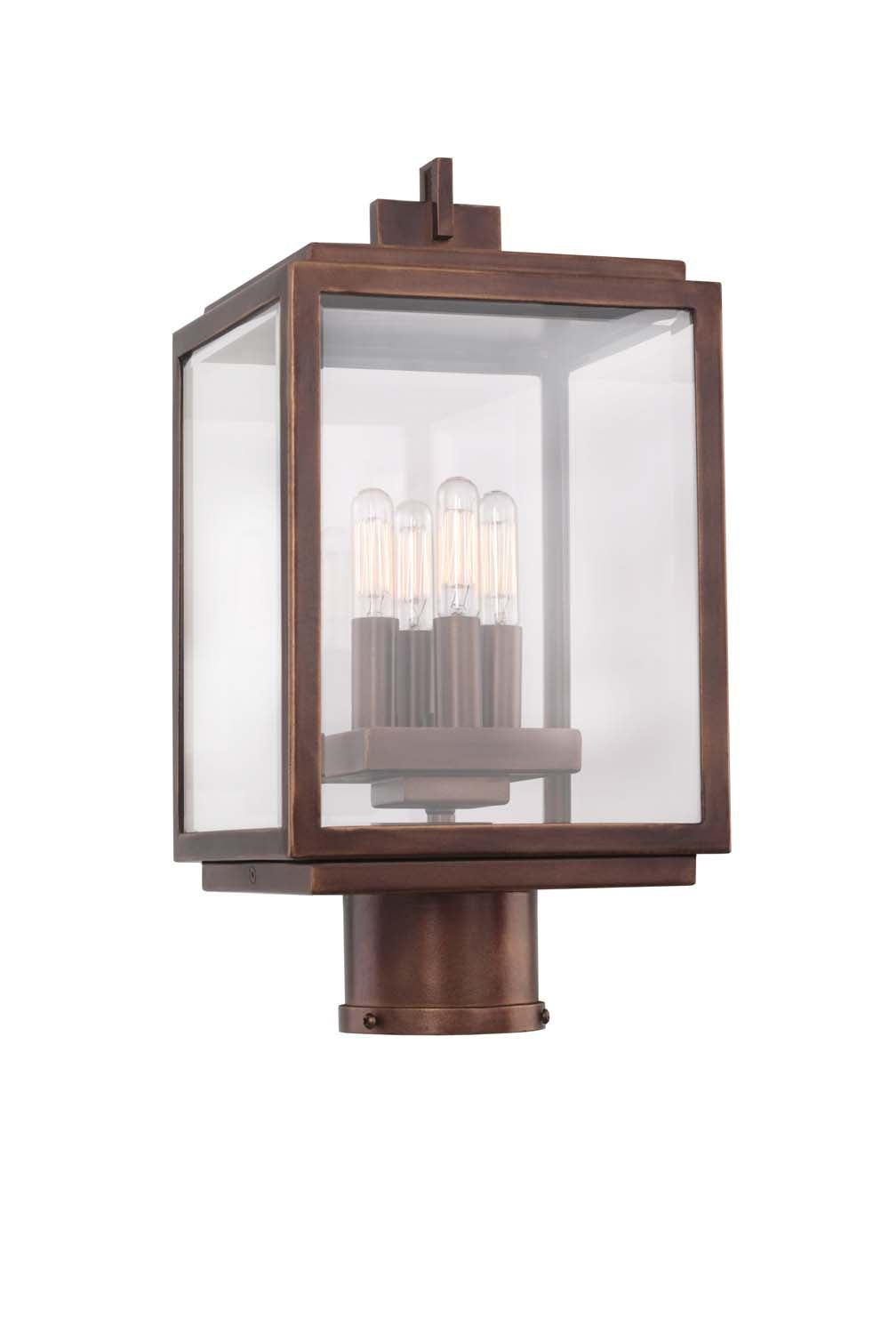 Kalco - 403800CP - Four Light Post - Pier Mount - Chester Outdoor - Copper Patina