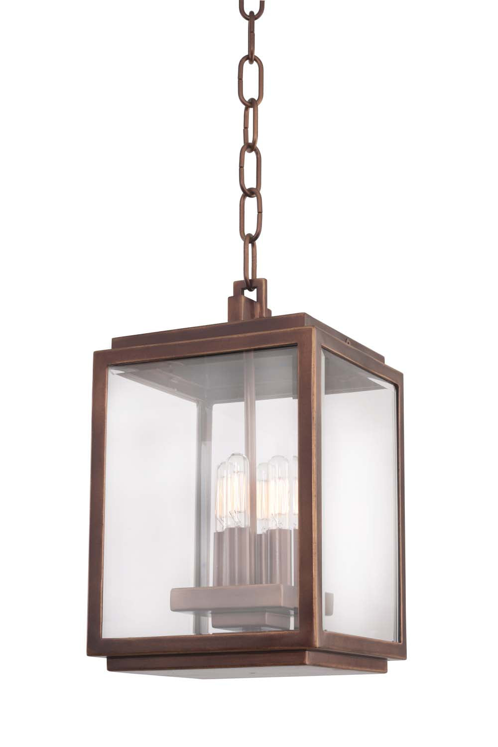 Kalco - 403850CP - Four Light Pendant - Chester - Copper Patina