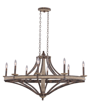 Kalco - 7048FG - Eight Light Chandelier - Coronado - Florence Gold