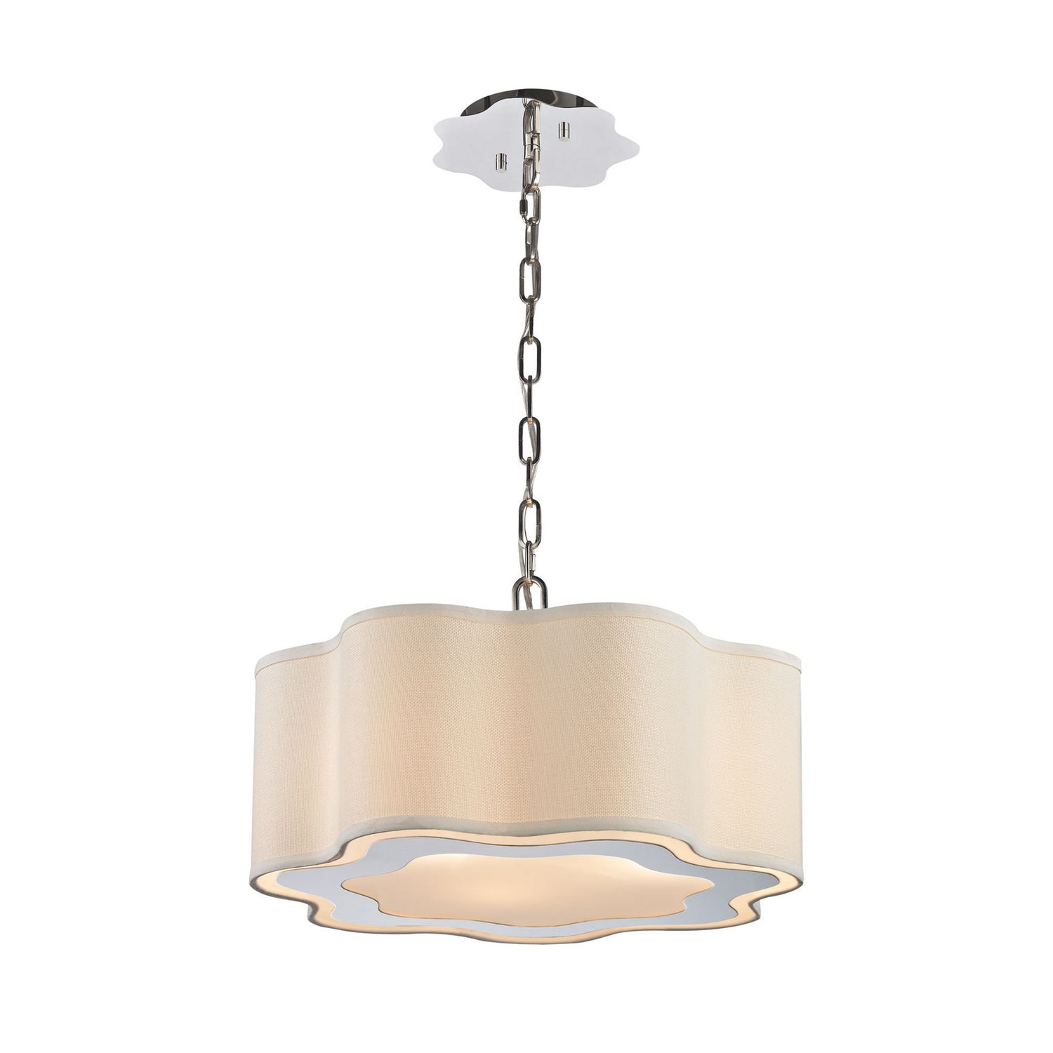 ELK Home - 1140-018 - Three Light Chandelier - Villoy - Polished Nickel