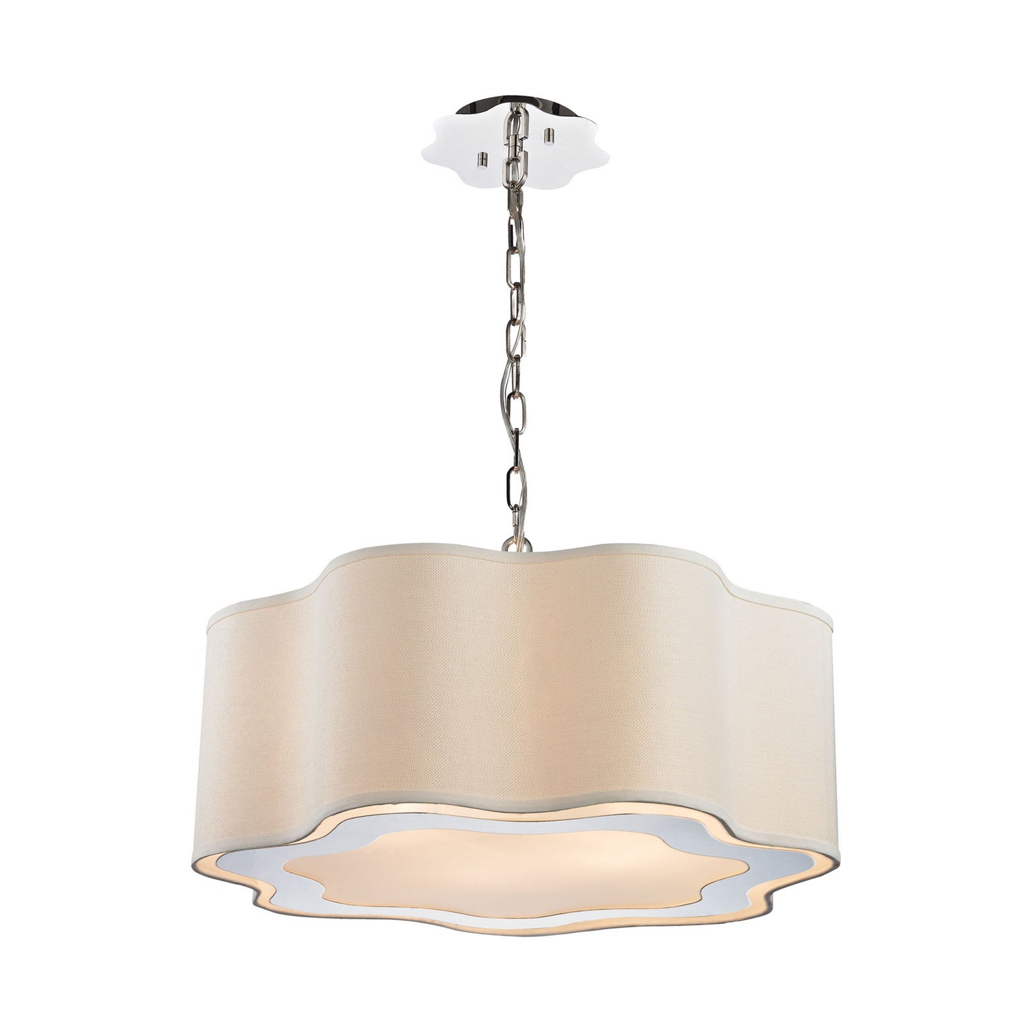 ELK Home - 1140-019 - Four Light Pendant - Villoy - Polished Nickel