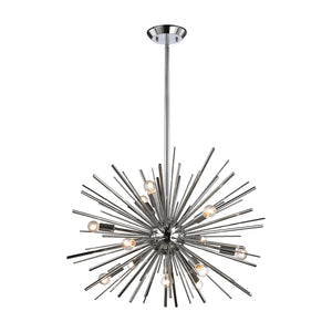 ELK Home - 1140-024 - 12 Light Chandelier - Starburst - Polished Chrome