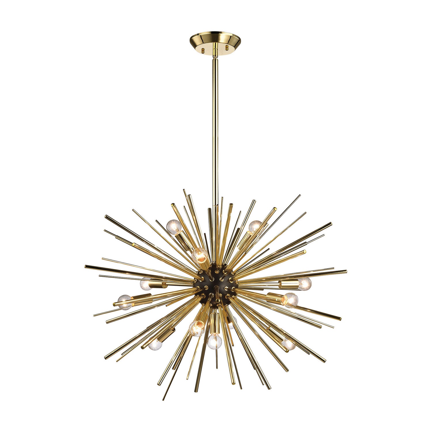 ELK Home - 1140-025 - 12 Light Chandelier - Starburst - Gold