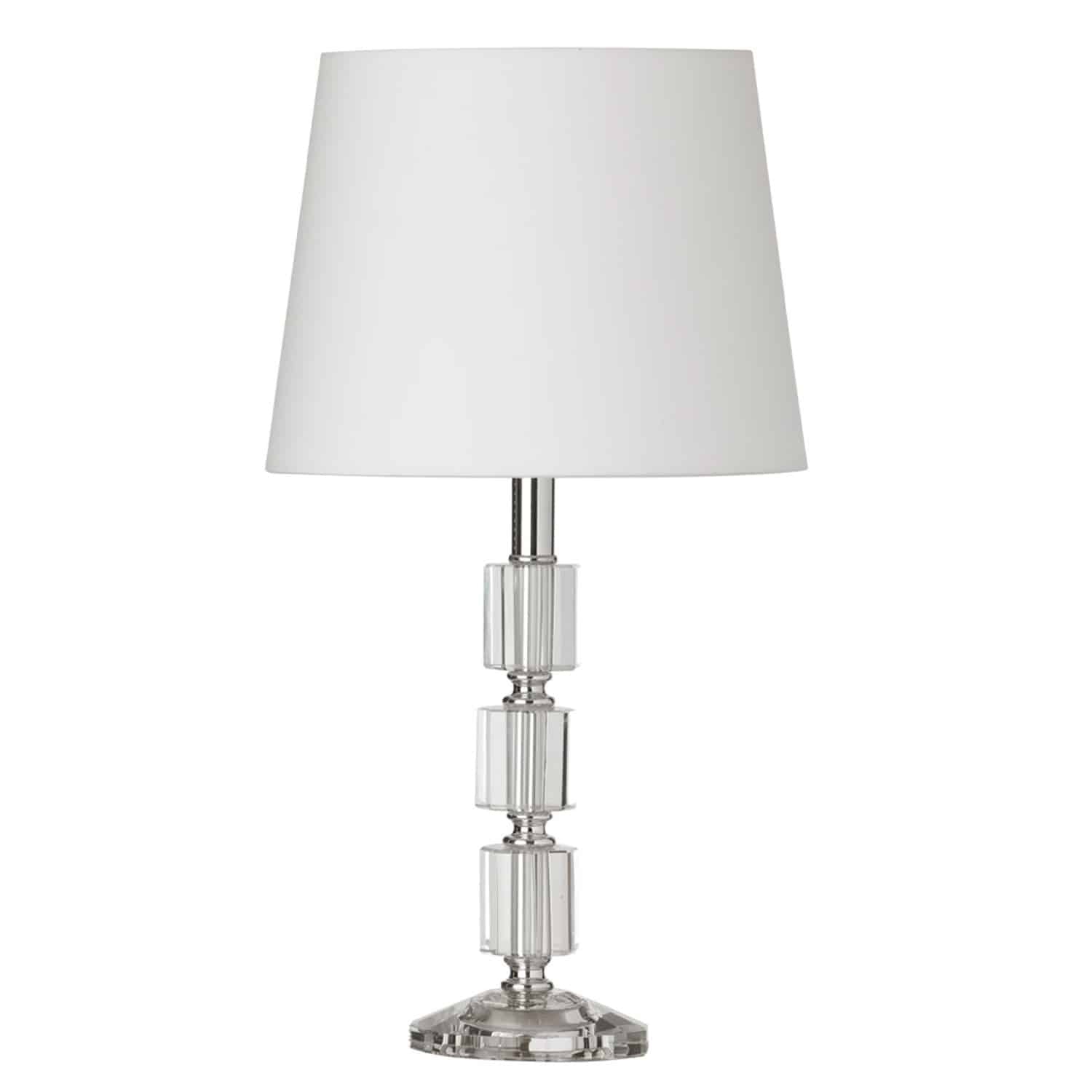 Dainolite Ltd - C11T-PC - One Light Table Lamp - Crystal - Polished Chrome