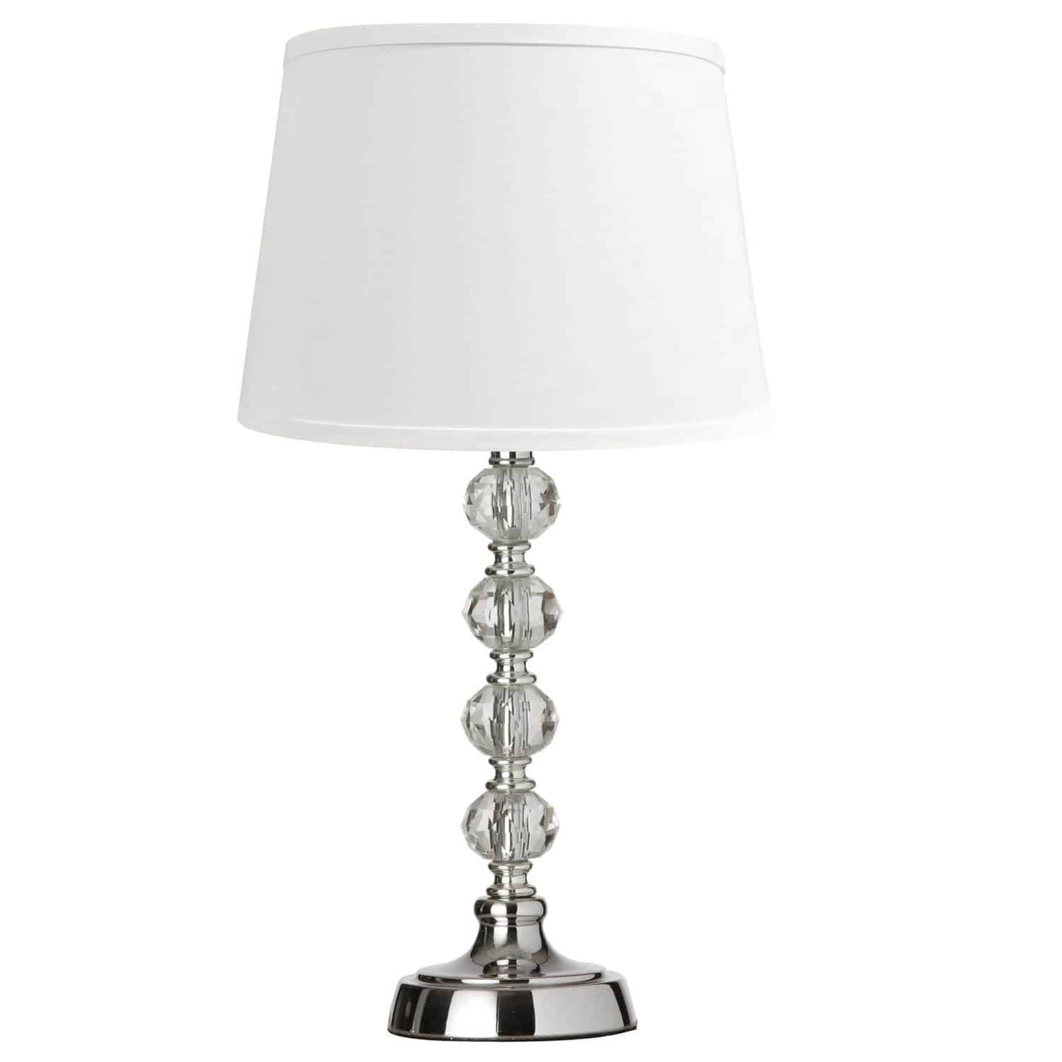 Dainolite Ltd - C13T-PC - One Light Table Lamp - Crystal - Polished Chrome