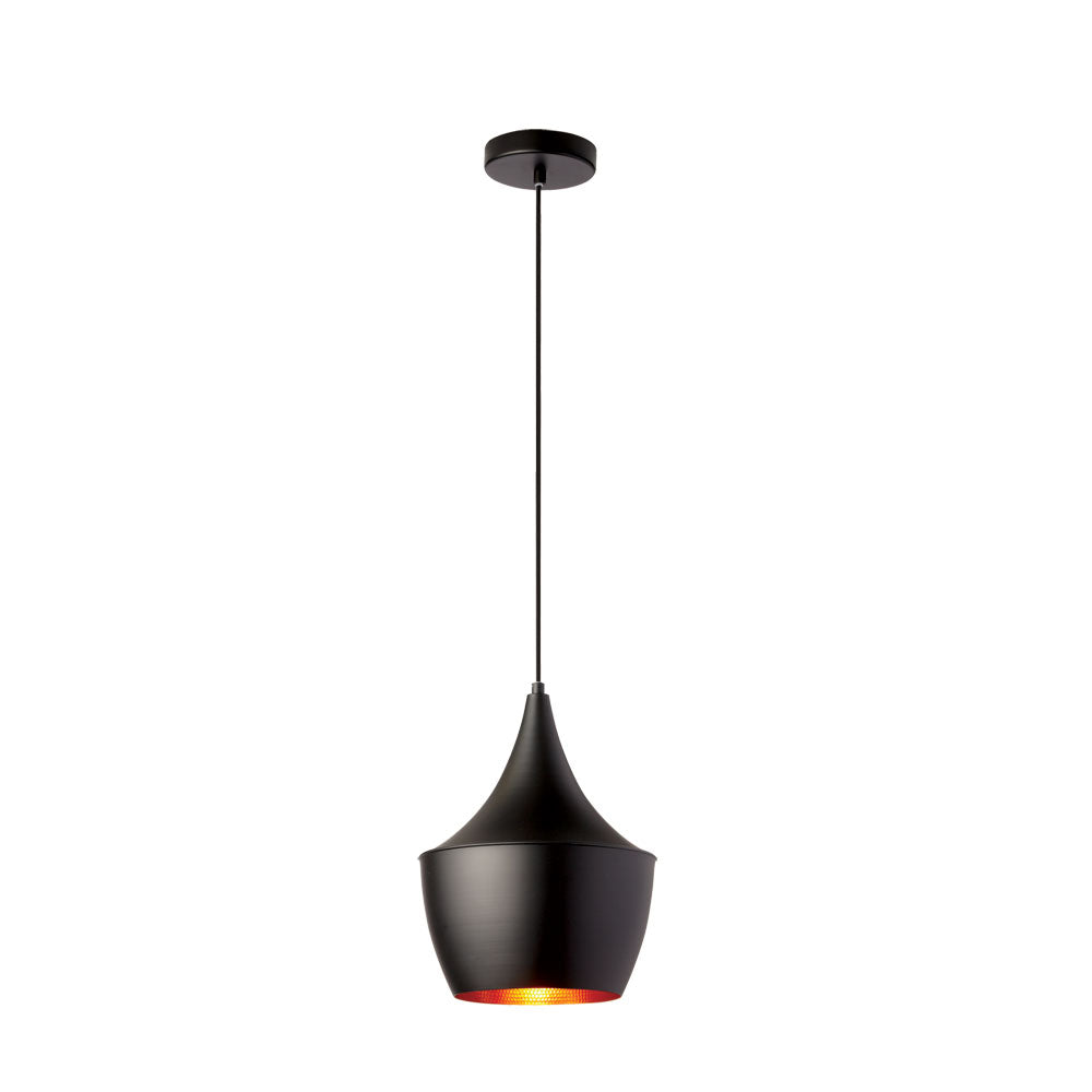 Dainolite Ltd - HKI-91P-BK - One Light Pendant - Helsinki - Black