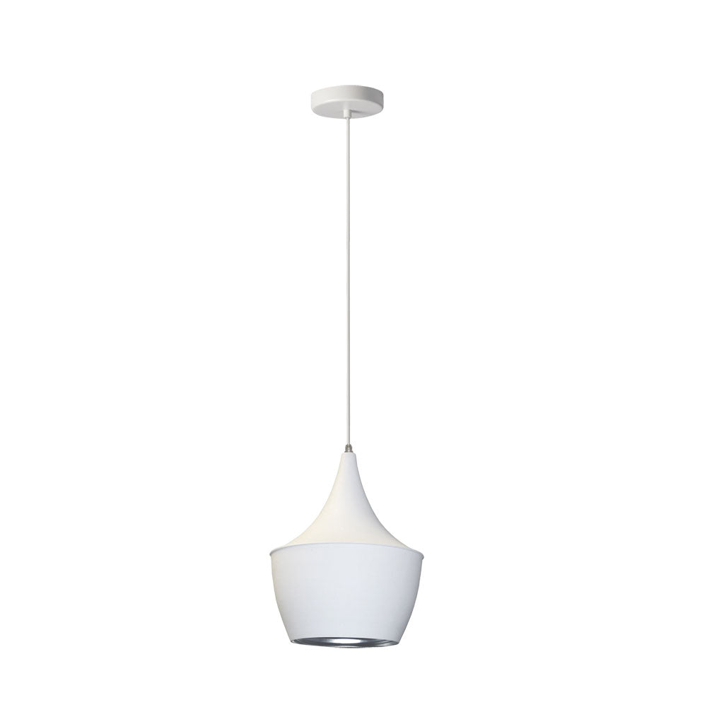 Dainolite Ltd - HKI-91P-WH - One Light Pendant - Helsinki - White