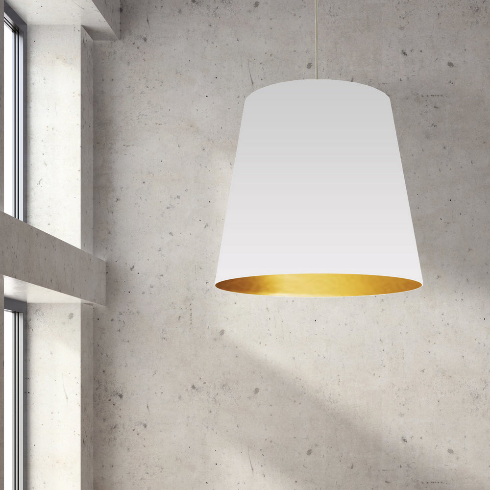 Dainolite Ltd - OD-XL-692 - One Light Pendant - Oversized Drum - White