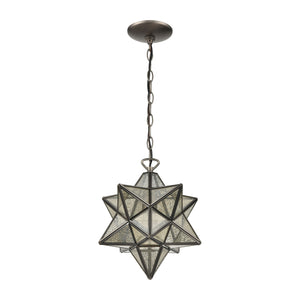 ELK Home - 1145-009 - One Light Mini Pendant - Moravian Star - Oil Rubbed Bronze