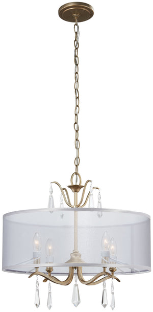 Minka-Lavery - 4443-582 - Four Light Semi Flush Mount - Laurel Estate - Brio Gold