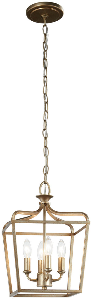 Minka-Lavery - 4445-582 - Four Light Pendant - Laurel Estate - Brio Gold