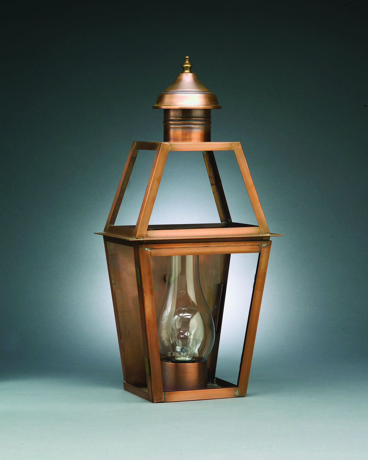 Northeast Lantern - 2241-AB-CIM-CLR - One Light Wall Mount - Uxbridge - Antique Brass