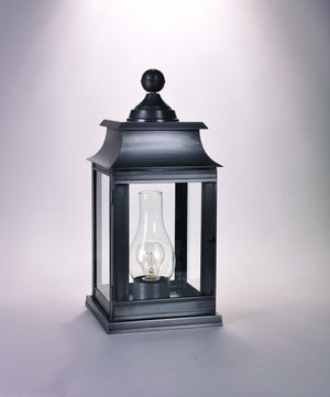 Northeast Lantern - 5633P-DB-CIM-CLR - One Light Pier Mount - Concord - Dark Brass