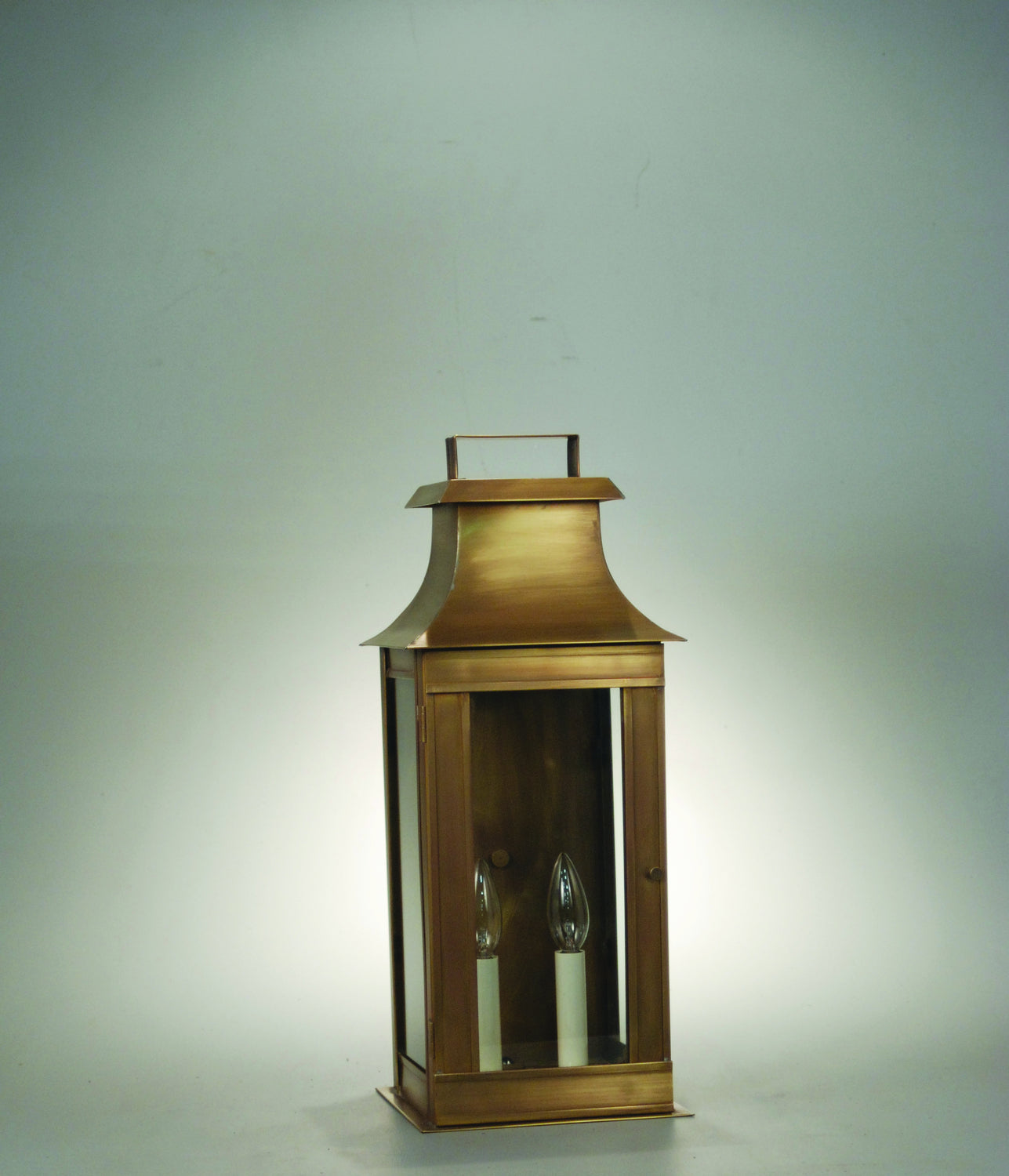 Northeast Lantern - 5651-AB-LT2-CLR - Wall Sconce - Concord - Antique Brass